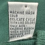 Amanda Smith  Ribbed Green Cotton Sweater w/‎ Fitted Waist & Sleeves [Size Large] Photo 6