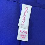 Xhilaration Y2K Womens Satin Blouse Shirt Tank Top Pullover Flowing Blue XL Photo 6