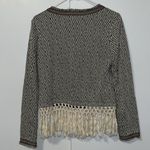 Miss Me Fringe Jacket Blazer Woven Boho Bohemian Women’s M Medium Photo 7