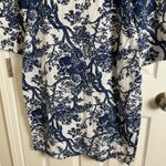 Zanzea Blue and White Floral Dress with pockets size large Photo 4