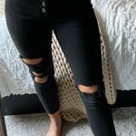 American Eagle Black Jeans Size 4 Photo 1