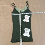 Michael Stars size S green w/green lace trim tank top GUC Photo 4