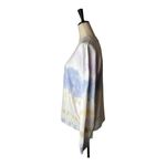 Citizens of Humanity  Shirt Women XS White Blue Tie Dye‎ Oversize Long Sleeve Tee Photo 5