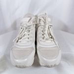 Skechers Sketchers Womens Sz 8 Slip-Ins Air Cooled Memory Foam Off White Sneaker Lace Up Photo 3