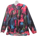 Love Life Live Women's XL Tie Dye Hooded Windbreaker Jacket Photo 0