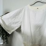 Free People NEW  Astrid Optic White Shirt Dress Drop Waist Size Small Womens Photo 9