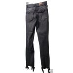 True Craft Distressed Hem Jeans Ripped‎ Knee Black Wash Denim Size 26 Photo 5