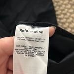 Reformation Addy Black Halter Top Organic Cotton Open Back Minimalist XS NEW Photo 5