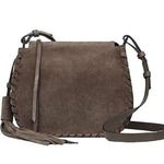 All Saints Boho Suede Crossbody Bag Brown Photo 0