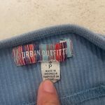 Urban Outfitters  Blue Ribbed Strapless Crop Tube Top Tuesday size Small Photo 3