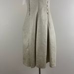 Aidan Mattox Champagne Shimmer Gemstone Pleated Short Formal Homecoming Dress Photo 6