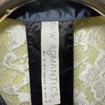 Free People NWOT Navy blue and silver  New Romantics Sleeveless Dress w Collar Photo 6