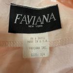 Faviana Vintage 90s Y2k Baby Pink Halter Neck Beaded Semi Formal Gown Dress 6 Photo 6