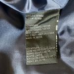 XScape  Lace and Satin Long Sleeve A-Line Evening Gown Blue Size 4 Formal Dress Photo 8