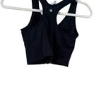 Velocity Black Racerback Sports Bra with Front Zipper Photo 8