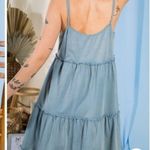 Very J NWT -  Spaghetti Strap Ruffle Tiered Mini Dress Photo 2