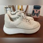 DV Dolce Vita Women's Fay Sneaker in Natural Lace Photo 2