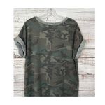 Caution To The Wind Womens Crew Neck Short Sleeve Camo Dress Green Size Medium Photo 7