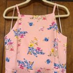 French Connection Pink Floral Mini Dress A-Line. Size L Photo 2