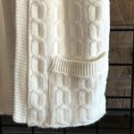 Source Unknown Vintage Womens Sleeveless Cardigan Small White Knitted Vest Boho Photo 1