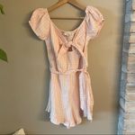 Topshop Gingham Bardot Romper Photo 1