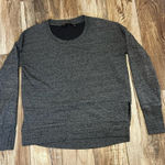 Athleta Womens  Long Sleeve Gray Sweater Cotton Blend Photo 0