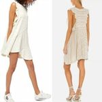 Free People New! ‎ Between The Lines Tunic Top dress Beige , size XL Photo 1