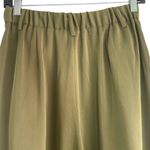 Tronjori Women's Small Green Wide Flare Leg Dress Pants High Waist Palazzo Pants Photo 4