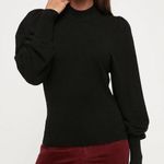 EXPRESS  Mock Neck Puff Sleeve Sweater Photo 0
