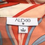 Alexis  for Target Size S Mixed Floral Long Sleeve Belt Retro Maxi Shirt Dress Photo 3