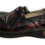 Alegria  Keli Burgundy Professional Leather Clogs Size 37 Women Shoes Comfort Photo 0