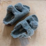 Papillio by Birkenstock Fuzzy Blue Sandals Sz 37 NWT Photo 2