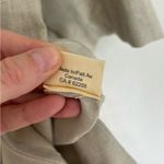 Beaton 100% Linen Beige Short Sleeve Chore Jacket Photo 5