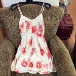 Old Navy  Floral Dress - White and Red Photo 1