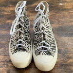 Converse Platform  stacked lugged zebra print high tops size women’s 7 Photo 4