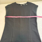 Theory  Onine Oxford Knit Day Dress in Black size 12 Photo 14