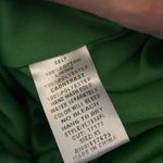 YA Los Angeles Ya Los Angeles Womens Dress Sz XS Green Floral Skirt Beige Pleated Bodice Photo 5