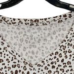 J.Crew  Womens Vintage T-Shirt Size Medium Leopard Pattern 100%‎ Cotton SS Photo 1