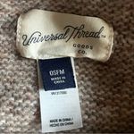 Universal Threads Universal Thread Sweater Poncho One Size Tan High Neck Soft Cozy Fall Neutral Photo 6