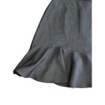 Banana Republic Ruffle Hem Black Mini Skirt, Stylish Party Cocktail Skirt Photo 6