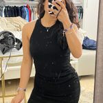 Adika Black Ruched Dress Photo 0