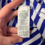 J.Crew Weekend NWT Blue White Striped Terry Cloth Skirt‎ Size XL Coastal Preppy Photo 5