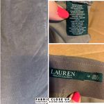 Ralph Lauren LAUREN GRAY CORDUROY HIGH WAIST LEGGINGS PANTS WITH ZIPPERS (12) Photo 11