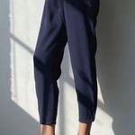 Babaton Aritzia Dexter Tuxedo Jogger Pant Navy Blue Large Photo 1