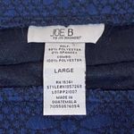 Joe Benbasset Navy Blue & Black Floral Skirt  Women’s Size Large Polyester Design Photo 2