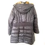 Laundry by Design  Gray Puffer Coat Faux Fur Hood Removable Trim Insulated Sz 1X Photo 1