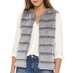 Joie  faux fur gray vest Photo 1