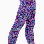 Lilly Pulitzer Luxletic Purple Berry Weekender Mid Rise Midi Legging M Photo 1