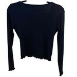 Urban Nation Long Sleeve Black 100% Cotton double Tie Photo 5