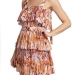 ALCER mini tiered dress Orange Size 4 Photo 5